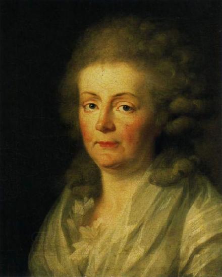 johann friedrich august tischbein Portrait of Anna Amalia of Brunswick-Wolfenbuttel Duchess of Saxe-Weimar and Eisenach oil painting picture